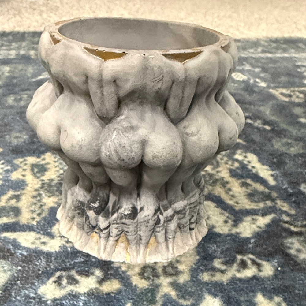 Gray Sculptural Art Piece